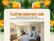 Tablet Screenshot of fieldstonegarden.com